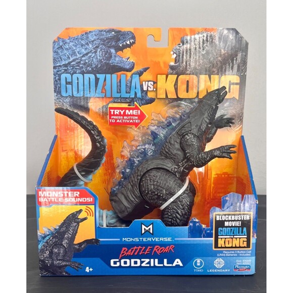 NEW! Monsterverse Godzilla vs Kong Battle Roar Godzilla Sounds 2021 Collectable - Picture 1 of 5